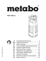 Metabo TDP 7501 S Mode d'emploi