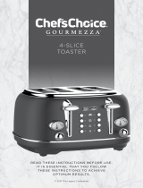 Chef-s Choice Chef s Choice TTCC4SMB13 4-Slice Toaster Manuel utilisateur