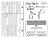 Pfister Saxton SGL-GL0C Specification and Owner Manual