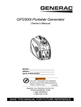Generac GP2500i G0082500 Le manuel du propriétaire