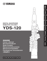Yamaha YDS-120 Digital Saxophone Le manuel du propriétaire