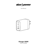 alza power APW-CCG500B Charger G500 Fast Charger Manuel utilisateur