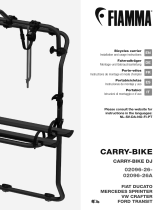 Fiamma 02096-26 Carry Bike DJ For Rear Door Manuel utilisateur
