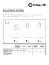 Ledvance DULUX LED D13 VT EM & AC MAINS V 5.5W 830 G24D User Instruction