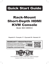 Tripp Lite TRIPP-LITE B021-SWHD-K Rack-Mount Short-Depth HDMI KVM Console Mode d'emploi