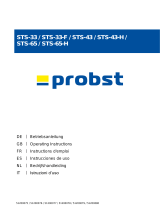 probst STS-43-H Manuel utilisateur