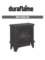 Duraflame DFI-550-22 Black Infrared Freestanding Electric Fireplace Stove Manuel utilisateur