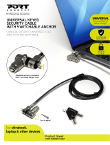 PORT CONNECT901234 Universal Keyed Security Cable