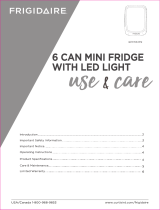 Frigidaire EFMIS179 6 Can Mini Fridge Manuel utilisateur