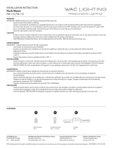 WAC Lighting FM-113G2-35-WT Mode d'emploi