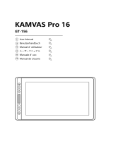 Huion KAMVAS Pro 16 GT-156 Full HD FHD Screenintuitive Display Screen Manuel utilisateur