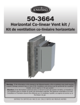 Enviro 50-3664 Horizontal Co-linear Vent kit Guide d'installation