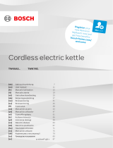 Bosch TWK6A5 Cordless Electric Kettle Manuel utilisateur