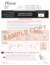 Pfister Colfax R89-7COLC Specification and Owner Manual