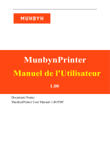 MUNBYN Imprimante Etiquette Thermique Bluetooth 4x6 Manuel utilisateur