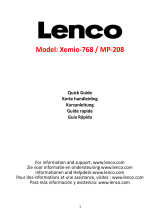 Lenco Xemio-768 MP3-MP4 Player Mode d'emploi