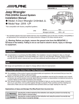 Alpine PSS-23WRA Guide d'installation