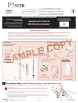 Pfister Verve LG6-1VRVD Specification and Owner Manual