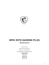 MSI MPG x570 Gaming Plus Motherboard Manuel utilisateur