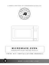 Vinotemp BR-MW BI22-S Microwave Oven Guide d'installation