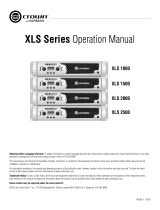 Harman XLS Series Amplifiers Manuel utilisateur