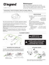 Legrand LMRC-101 Wattstopper Digital Lighting Management Single Relay Room Controller Manuel utilisateur