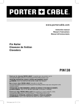 Porter Cable PIN138 Manuel utilisateur