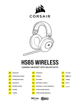 Corsair HS65 Wireless Gaming Headset Manuel utilisateur