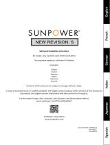 SunPower SPR-E Series Semi Flexible Solar Panel PV Modules Manuel utilisateur