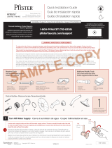Pfister Arterra LG89-8DEK Specification and Owner Manual