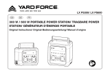 Yard Force LX PS300 300W Portable Power Station Manuel utilisateur