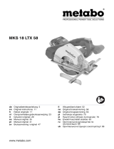Metabo MKS 18 LTX 58 Mode d'emploi