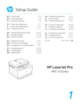 HP LaserJet Pro MFP 3102fdw Multifunctional Laser Printer Mode d'emploi