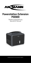 ANSMANN Erweiterungsmodul für Powerstation PS600AC, 640 Wh Mode d'emploi