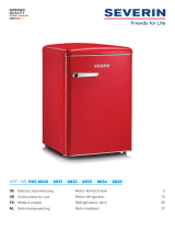 SEVERIN RKS 8830 Retro Tabletop Refrigerator Manuel utilisateur