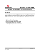 MICROCHIP PD-9501-10GCO/AC PoE U Single Port High Power Guide d'installation