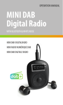 SHP 233-281 Mini DAB Digital Radio Manuel utilisateur