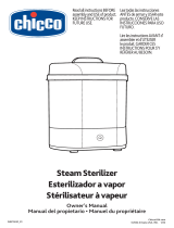 Chicco Steam Sterilizer Le manuel du propriétaire