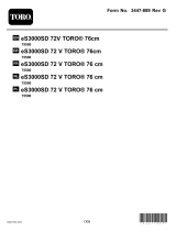Toro ES3000SD 72v 76cm Manuel utilisateur