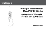 Waterpik WP-500 Series Cordless Advanced Water Flosser Manuel utilisateur
