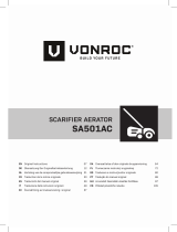 Vonroc SA501AC Scarifier Aerator Manuel utilisateur