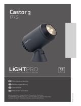 LightPro 177S Castor 3 LED Spotlight Manuel utilisateur