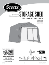Scotts 70495 Storage Shed 10 x 10 x 8’ Green Peak Manuel utilisateur
