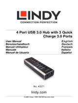 Lindy 4 Port USB 3.0 Hub Manuel utilisateur
