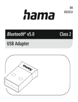 Hama 053312 Bluetooth USB Adapter Manuel utilisateur