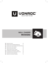 Vonroc WC503AC Wall Chaser Manuel utilisateur