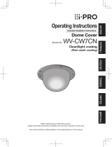 i-PRO WV-CW7CN Dome Cover Manuel utilisateur