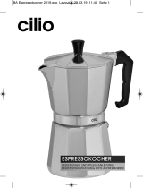 Cilio Espressokocher für unterschiedliche Tassenanzahl Mode d'emploi