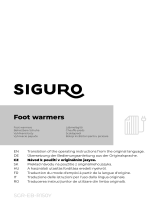 SIGURO SGR-EB-R150Y Foot Warmers Manuel utilisateur
