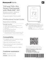 Honeywell Home THX321WFS2001W Guide d'installation